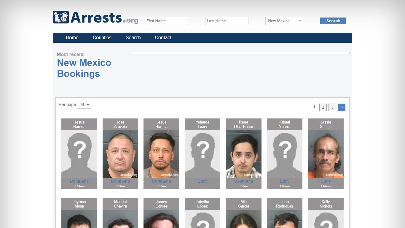 New Mexico Arrests and Inmate Search